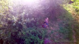 Old goes young with jody in accidental meeting in the forest leads to doggy style fuck.-3