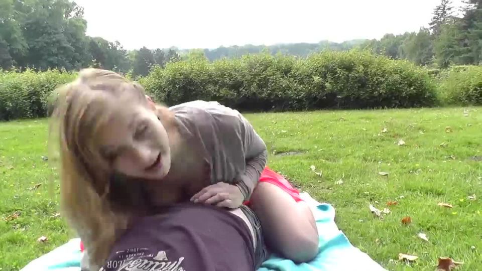 PJ-sexy Cute German Teen Creampied In Parks - Public