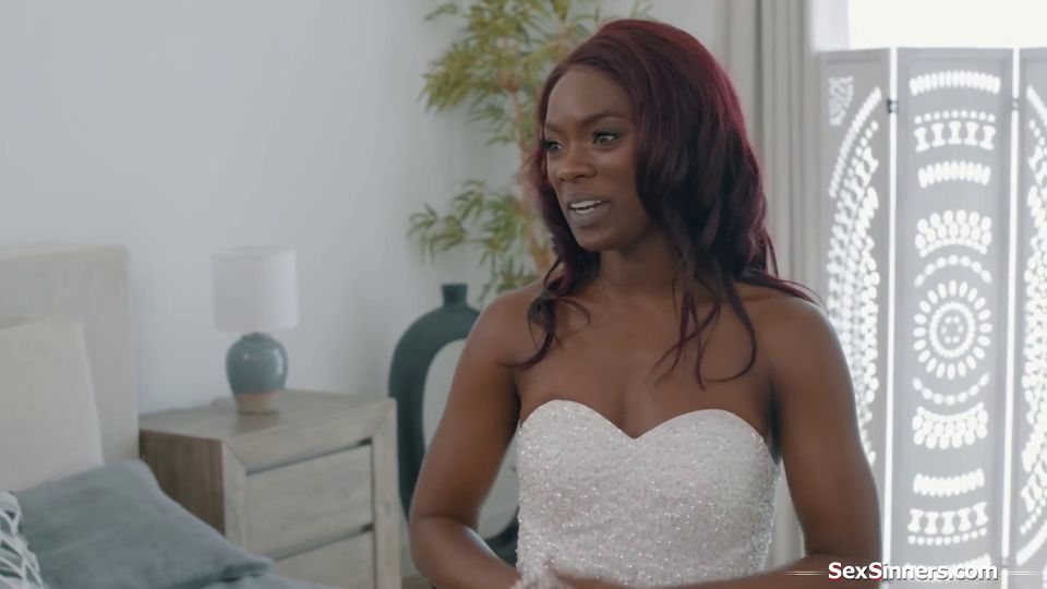 6251 Ebony Bride Cheating On Her Wedding Day