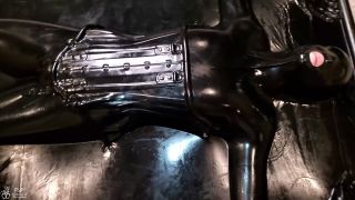 Sealed & Teased In Layers Of Latex Slut Enjoys Breath Play & Orgasms In -2