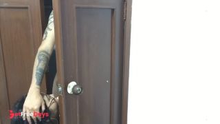 I discover my stepbrother spying on me.-7