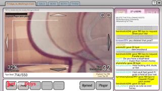 Nicole Risky Job - Camgirl showing her boobs and fingering sweet young pussy - Ep.1 - 100 Game-9
