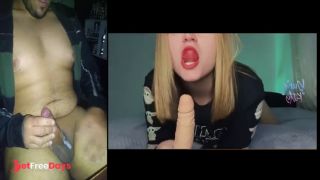 JOI GAME REACTION Guiding the cuckolds handjob  JOI CEI in Portuguese-5