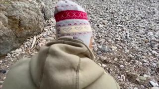 video 22 femdom otk Ivi-Rein - Public - Trotz Gaensehaut - Sex am Strand , fetish on fetish porn-0