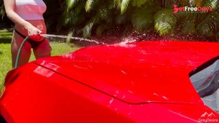 [GetFreeDays.com] Pregnant Babe Car Wash Getting Wet and Wild Outside in Public  Grey Desire Porn Video November 2022-0