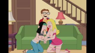 free adult clip 18 leotard fetish American Dad Porn Parody – Francine Smith FAMILY TABOO Vids FullHD 1080p, cuckold on cumshot-9