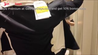 POV she sucked my dick in dressingroom with a nice cumshot on her mouth and tits for buying a jacket-1