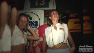 Wet T-Shirt Contest at Dirty Harry's Key West Florida with Lots of Pussy Flashing-0