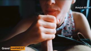 hard throat blowjob handjob | Russian Teen Model Takes Cum In Her Mouth – GrandHarwest | handjob 1 girl-5