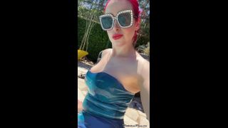 FetiliciousFans SiteRipPt 2Super Short Transparent Dress-3