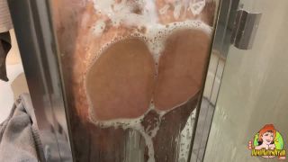 Dawn Marie – Soaped Up in the Shower on solo female macchiato bbw-2