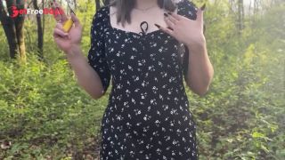 Risky masturbation in a public park with a guy on a video call-4