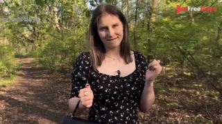 Risky masturbation in a public park with a guy on a video call-7