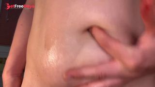 Oil my big Belly,belly button fetish,impregnating fantasy-3