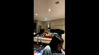  pink Malu Trevejo Showing off her Ass While trying on new Outfits Video -2