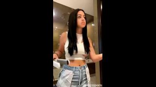  pink Malu Trevejo Showing off her Ass While trying on new Outfits Video -8