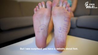 Czech SolesFoot Fetish Model Casting With Ivet (Soft Soles, Sexy Feet, Foot Casting, Interview, Bare Feet,Toes) - 1080p-5