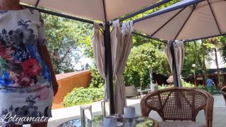 Public Coffe With Stepmom And After Stepson Share A Bed With Beautiful Stepmom 1080p-3