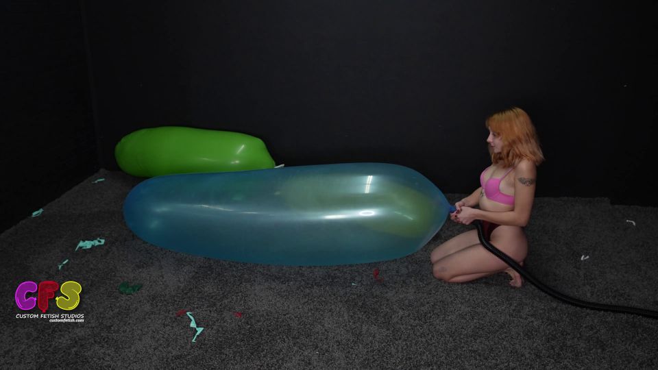 Custom Fetish - Rachel Pump Pops Airships and More 4K - Fetish
