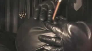 Leather Session Video 446 - Leather Mistress Linda and Leather slave-9