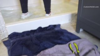 Custom Fetish - Bunny Wets Sneakers in Shower 4K - Fetish-1