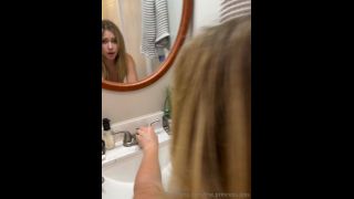 Jess Cromwell (thePrincessJess) Bathroom BG Sextape Onlyfans (Amateur porn)-0