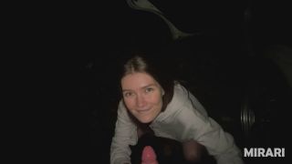 Took A Pretty Girl To The Night Forest To Fuck Her Pussy And Mouth In T.-9