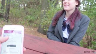 Public Masturbation + Facial in the Park – 420sextime | download film now | cumshot -3