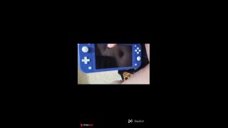 Playing nintendo switch and she poke my navel so good-4