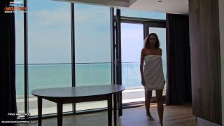 Porn Hub - Nasty Stuf Girl - Fucked Asian Beauty In The Ass On a Table Overlooking Ocean - Cumshot-0