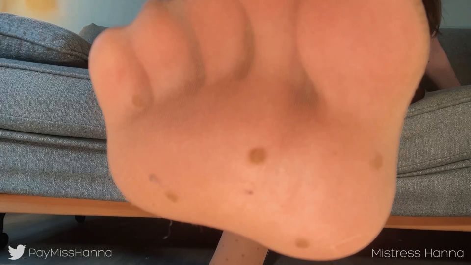 [K2S.CLUB] Mistress Hanna - Pantyhose Feet Sniffing Cucky - FullHD 1080P