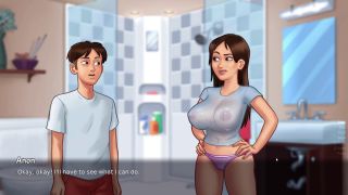 New XXX Games - Jenny Flashed Her Tits while He Was Fixing The Pipe(18 ) - Summertime Saga new update -New XXX games-4