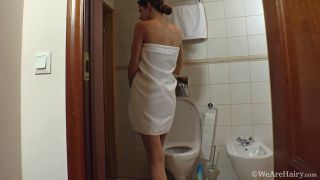 7145 Ryisya - Black Lingerie Sauna Shower - HD - Hairy-1