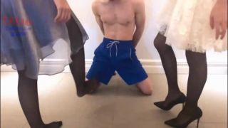 online video 21 Chinese femdom 2565 夏芙 芷晴 黑丝踢踹双奴 | fetish | fetish porn reddit femdom-9