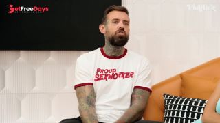 Sexy Redhead gets Fucked Hard in Threesome after Her Interview-5