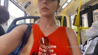 Flashing Boobs Walk In The City 1080p-7