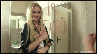 Intense Lesbian Play With Jordan Verwest In The Bathroom pantyhose Jordan Verwest-0