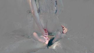 Alina Rose FOOTJOB AND ASSJOB THROUGH PANTYHOSE HOLE-3