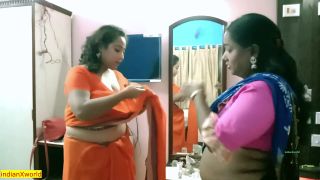 Desi cheating band caught by wife family threesome sex with ba....-2