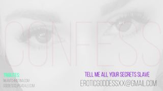 adult clip 7 Goddess Christina - Closer to Goddess 1: CONFESS - Confessions, Exposed Fantasy | goddess christina | masturbation porn femdom humiliation-9