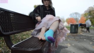 Porn tube Porn online The Sole Mates - Bambi's Public Foot Tease femdom-4