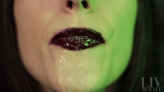 porn video 10 Liv Royale – Grotesque Mouth and Spit Play, primal fetish on femdom porn -6