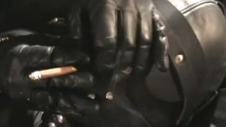 Leather Session Video 419 - Leather Mistress Linda and Leather slave-0