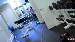 Maxine X 25 10 25 Velvet Skye Bondage Workout BTS XXX 1080p MP4 - FETi SH - Workout-5