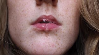 online xxx video 24 LittleRedheadLisa – Lip Close Up Custom on fetish porn jav fetish-1