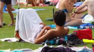 Funny pervert caught by the pool-1