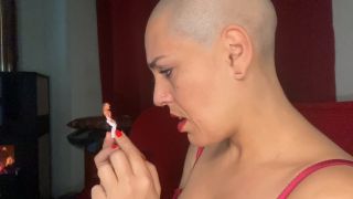 Tiny cums inside her belly (Femdom porn)-1