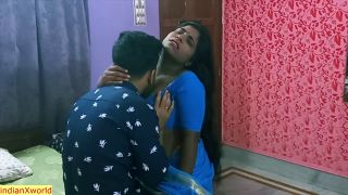 Amazing hot sex with tamil teen bhabhi while her band is outsi....-1