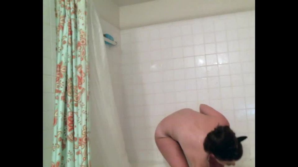 free porn clip 34 mixed femdom Zabrina – Soapy Shower After Body Paint Fun, brunette on fetish porn