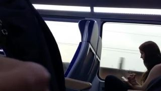 Dude plays with his cock in public transportation-5